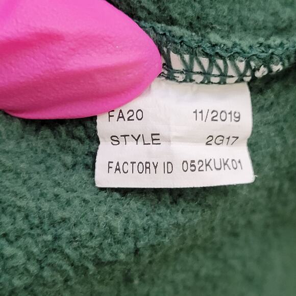 Miami-Hurricanes Hoodie Womens Large 22x24 Faded Green - Picture 7 of 12